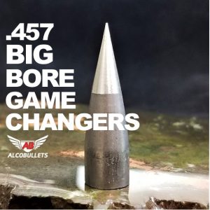 Precision 45 Caliber (.457) Big Bore Airgun Pellets (Swaged Metal Tip and Flat Nose)